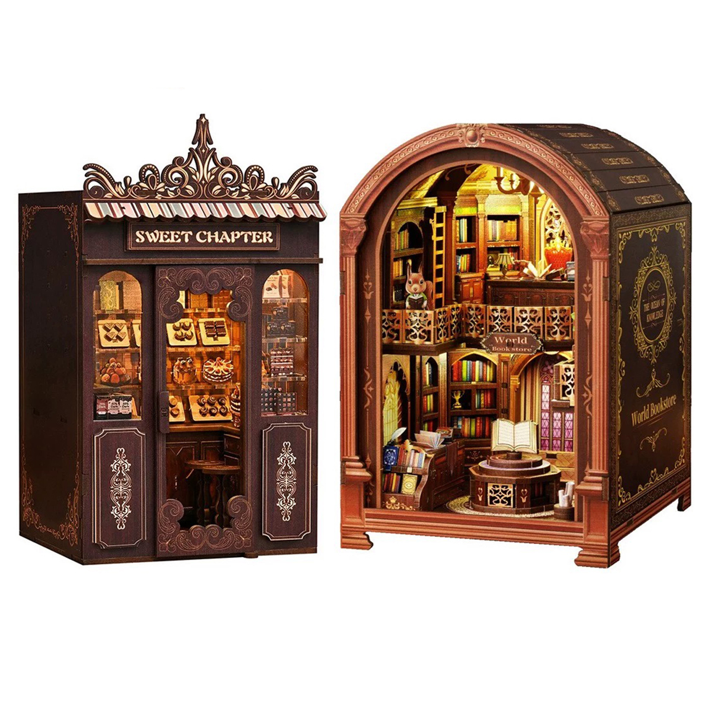 Model Kit Glue - DIY Wooden Book Nook Shelf Insert