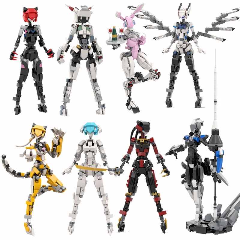 Model Kit Valkyrie - Birdy Figure Samurai Valkyrie Mecha Angel