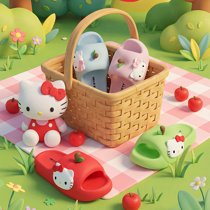 Model Kit Eva - Summer HelloKitty Cool Slippers Cute Trendy