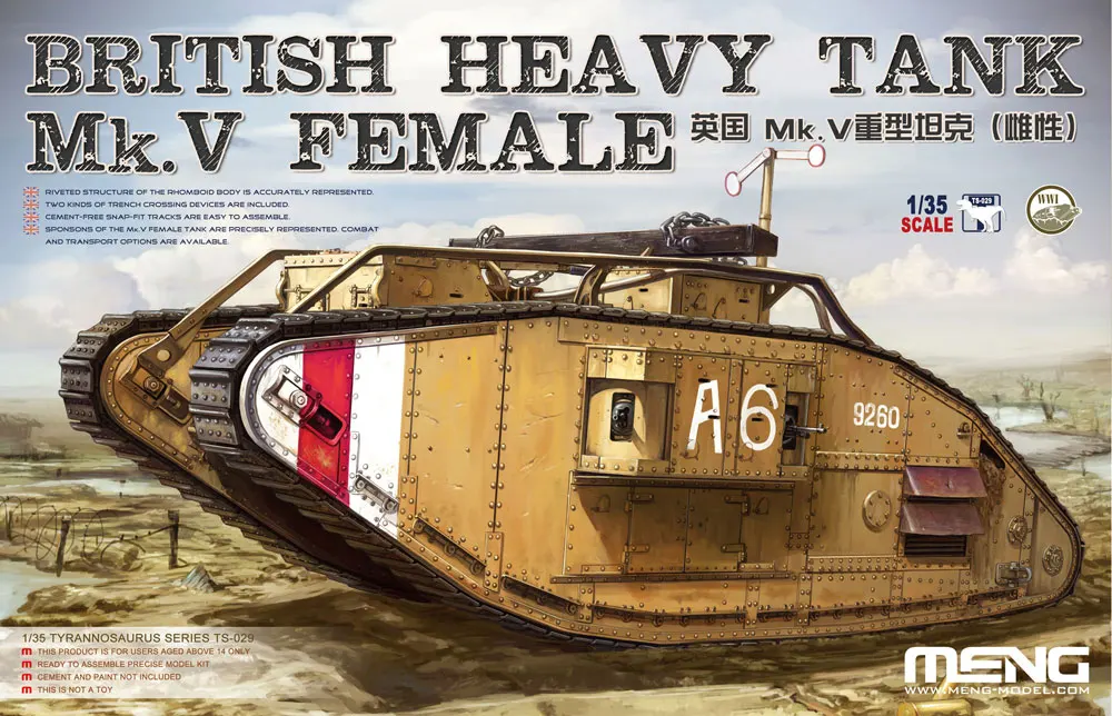 Model Kit History - MENG 1/35 assembled model kit TS-029