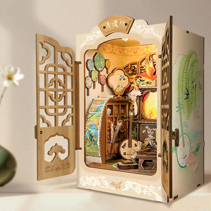 OUZEY Wooden DIY Book Nook She - Model Kit Glue recensione e prezzo