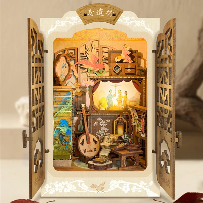 OUZEY Wooden DIY Book Nook She - Model Kit Glue recensione e prezzo