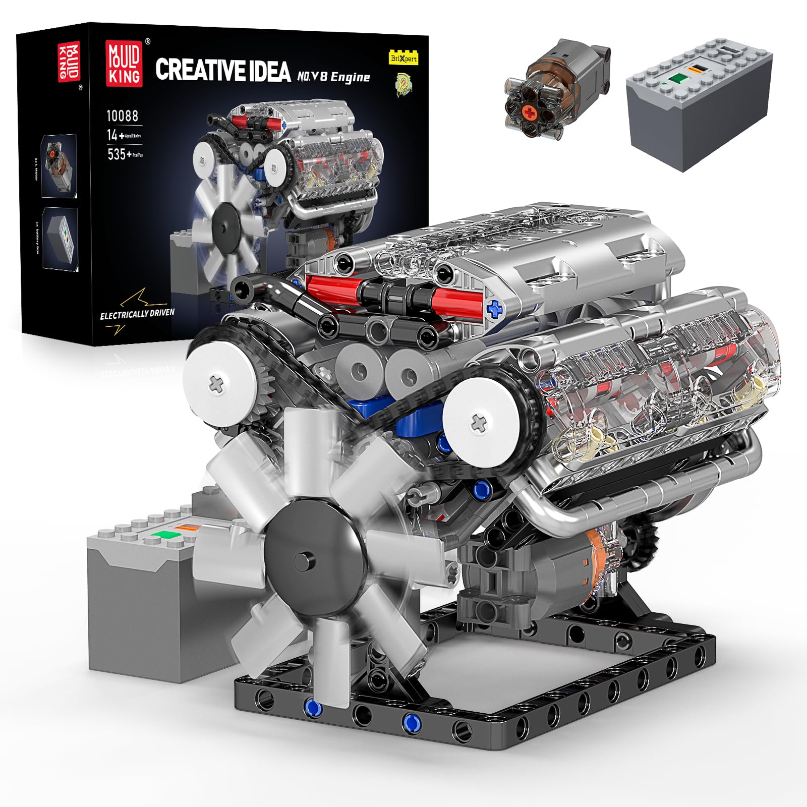 Mould King 10088 V8 Engine Bui - Model Kit V8 recensione e prezzo
