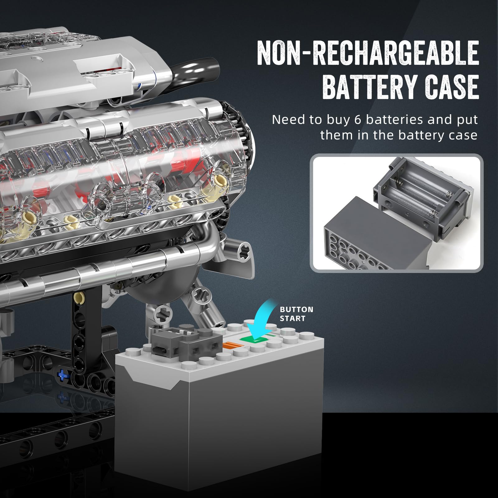 Mould King 10088 V8 Engine Bui - Model Kit V8 recensione e prezzo