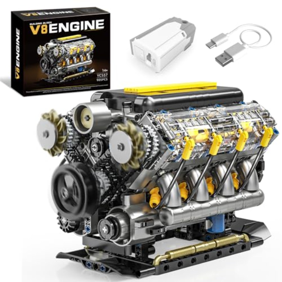 V8 Engine Model Kit that Runs, - Model Kit V8 recensione e prezzo