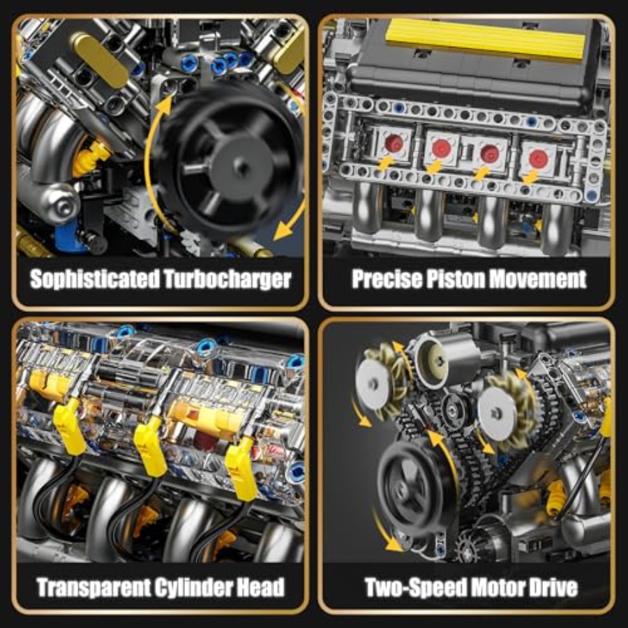 V8 Engine Model Kit that Runs, - Model Kit V8 recensione e prezzo