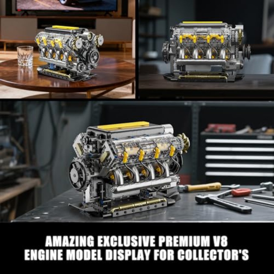V8 Engine Model Kit that Runs, - Model Kit V8 recensione e prezzo