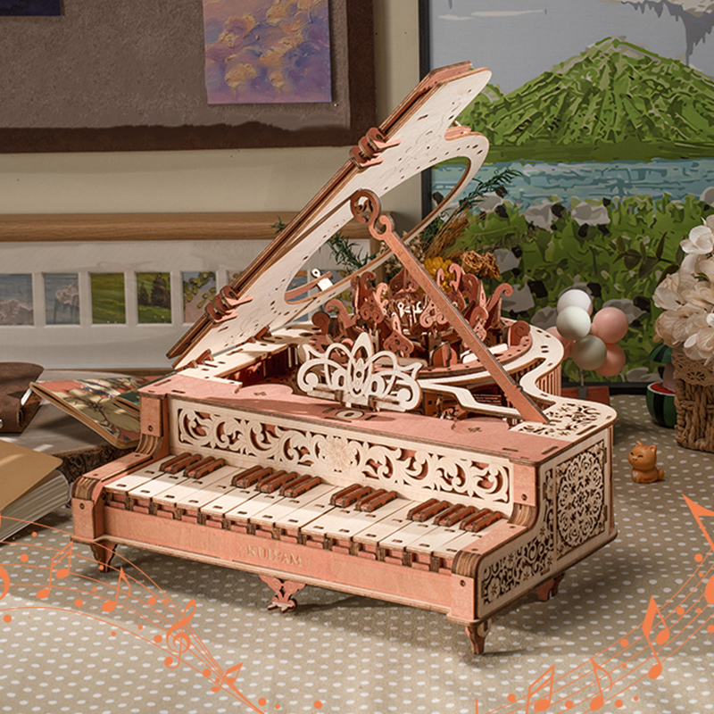 NEW DIY 3D Wooden Puzzle Mini  - Model Kit Glue recensione e prezzo