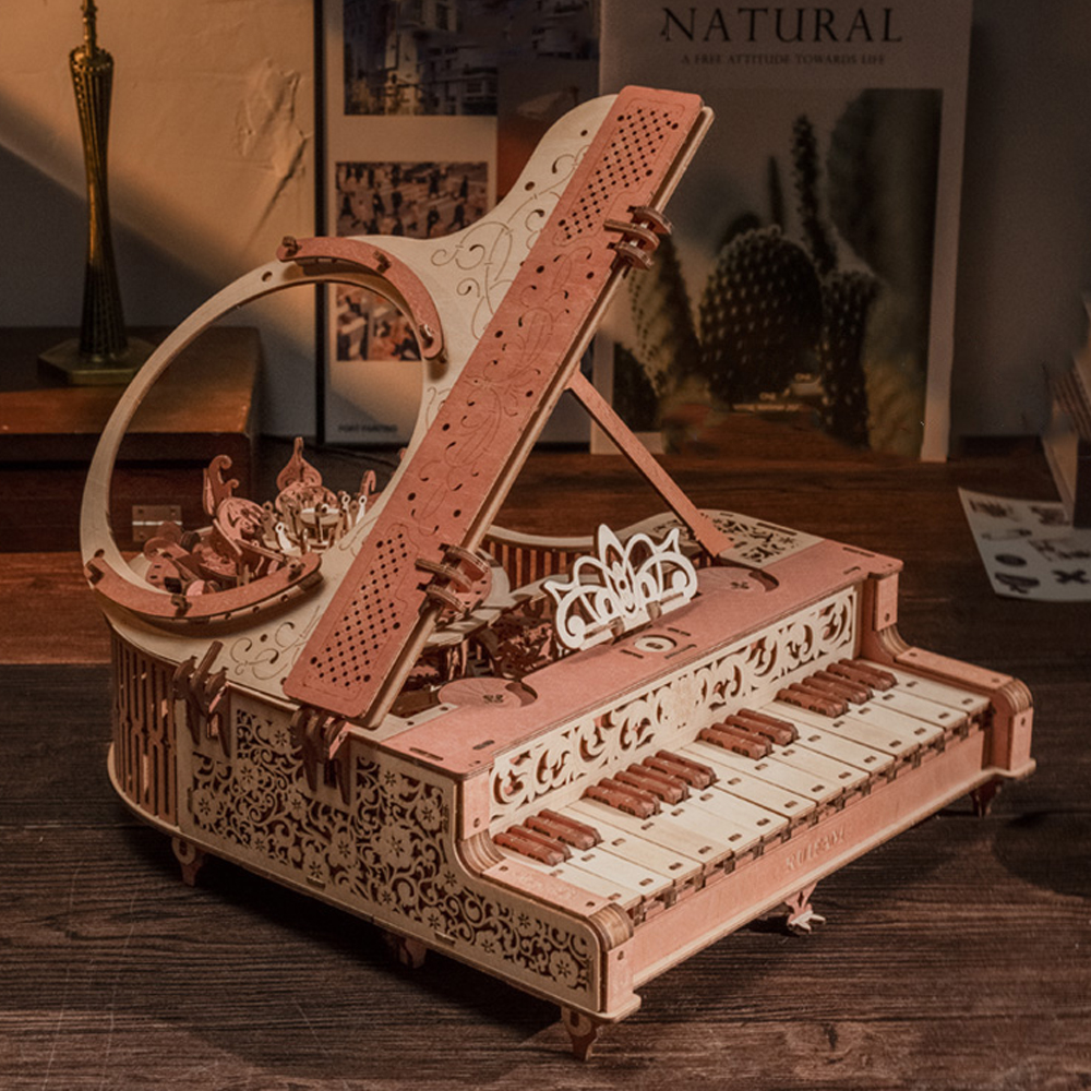 NEW DIY 3D Wooden Puzzle Mini  - Model Kit Glue recensione e prezzo