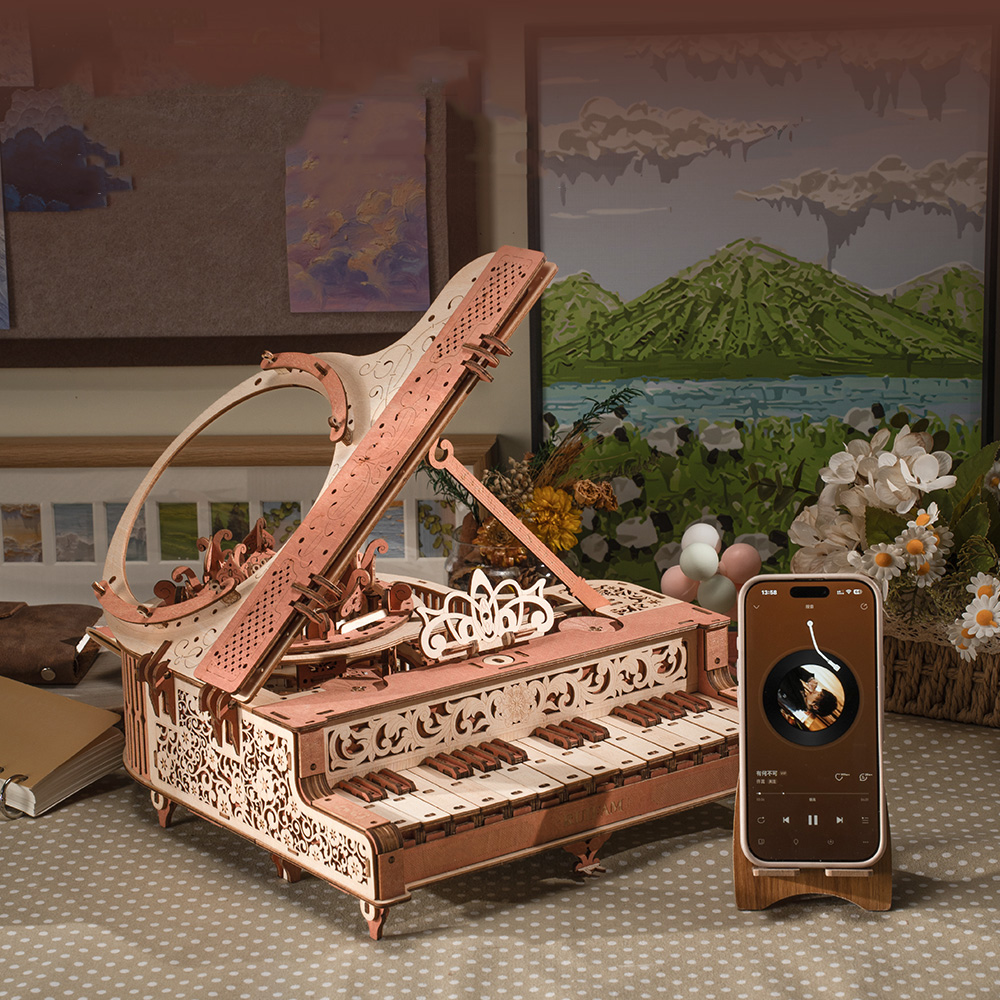 NEW DIY 3D Wooden Puzzle Mini  - Model Kit Glue recensione e prezzo