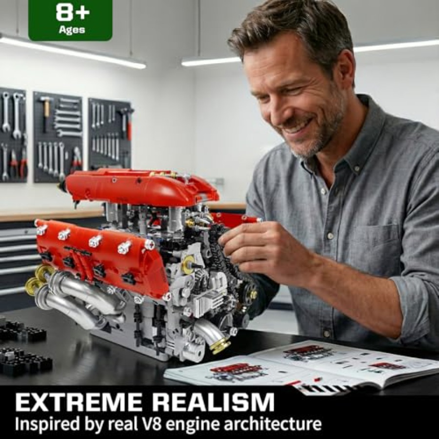 V8 Engine Model Kit for Desk D - Model Kit V8 recensione e prezzo