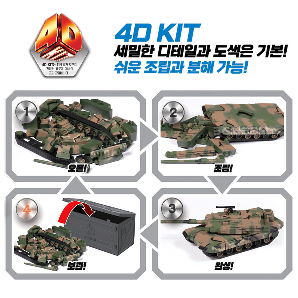 Academy 4D assembled model kit - Model Kit Glue recensione e prezzo