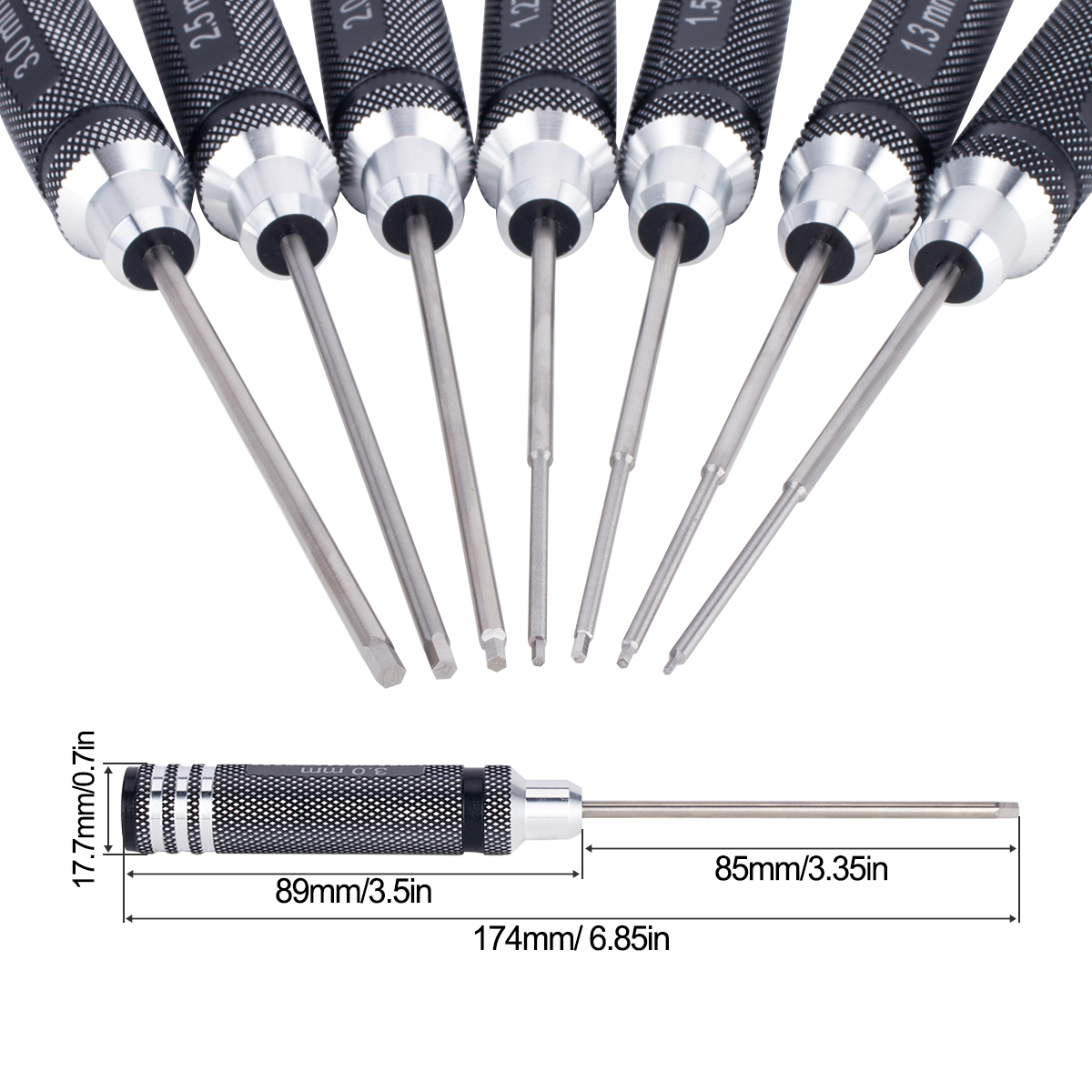 7 IN 1 Steel Hex Socket Profes - Model Kit Aircraft recensione e prezzo