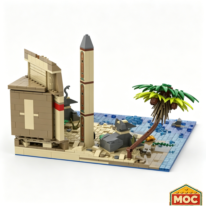 940PCS Lost Shrine of Anubis A - Model Kit Anubis recensione e prezzo