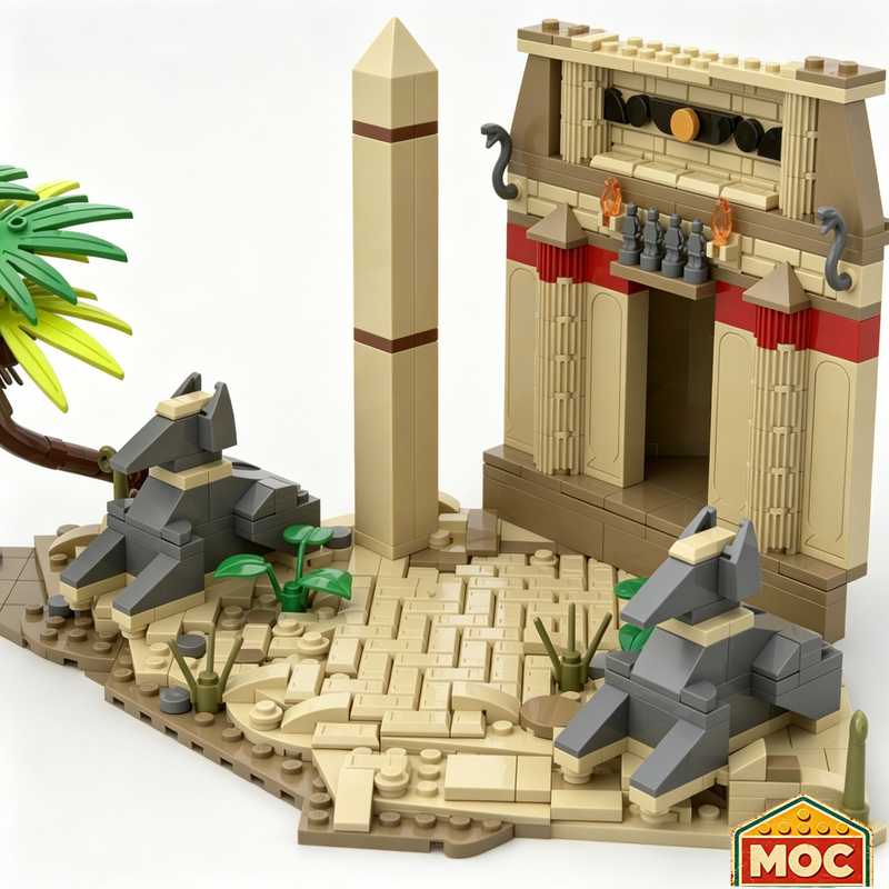 940PCS Lost Shrine of Anubis A - Model Kit Anubis recensione e prezzo