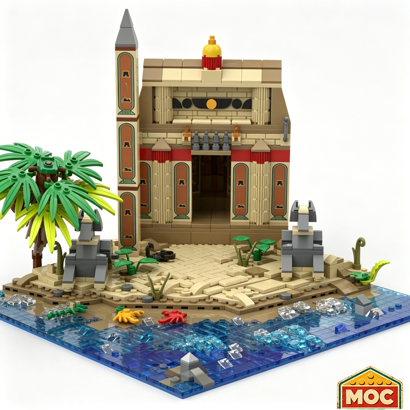940PCS Lost Shrine of Anubis A - Model Kit Anubis recensione e prezzo