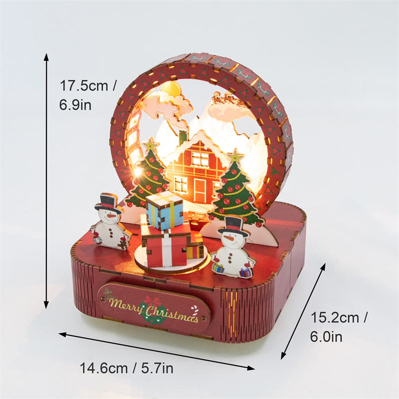 DIY 3D Wooden Merry-Go-Round M - Model Kit Glue recensione e prezzo
