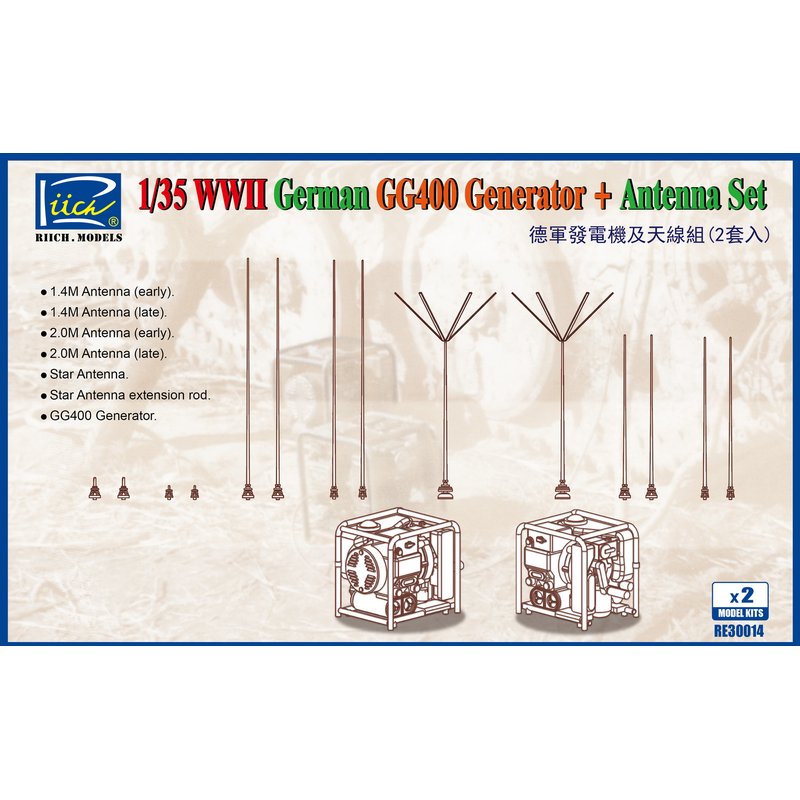 Riich Models RE30014 1/35 GG40 - Model Kit History recensione e prezzo