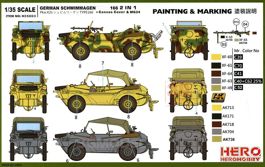 Hero F35003 German Pkw.k2s Sch - Model Kit History recensione e prezzo