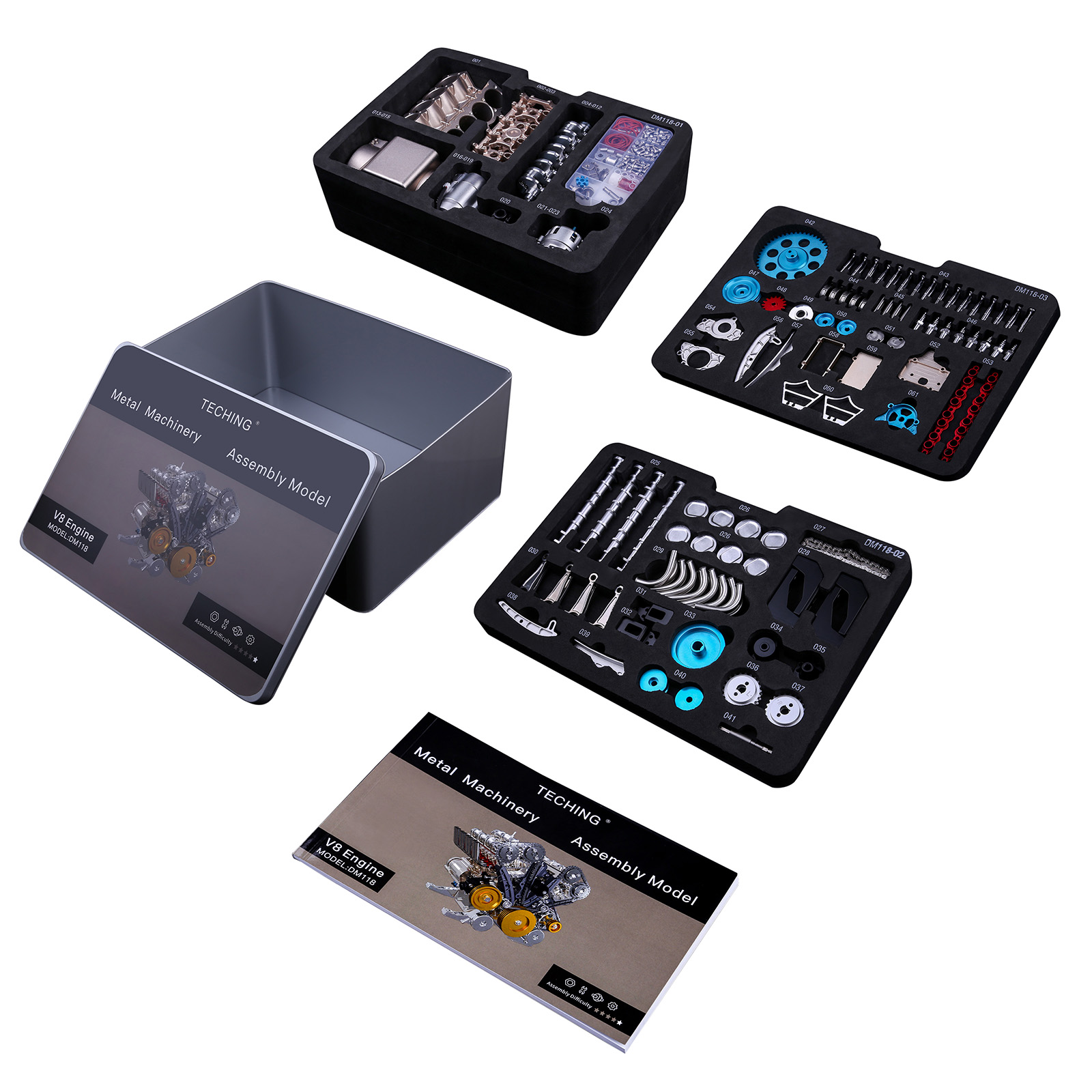 500+Pcs DIY V8 Engine Model Me - Model Kit V8 recensione e prezzo