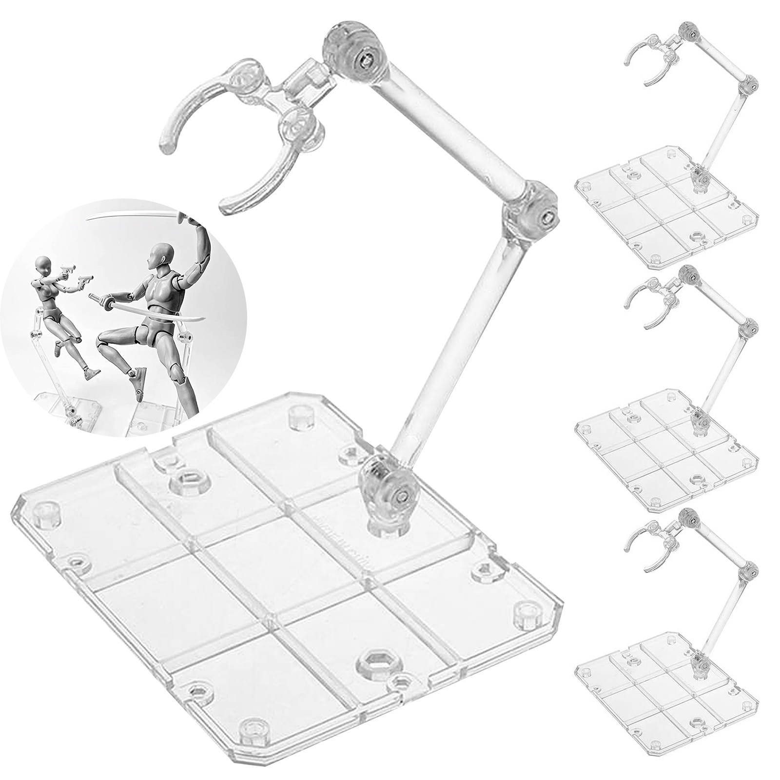 Clear Action Figure Stand,Asse - Model Kit Eva recensione e prezzo