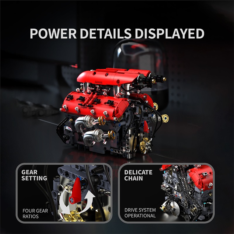 T5011 V8 Turbo Engine Model El - Model Kit V8 recensione e prezzo