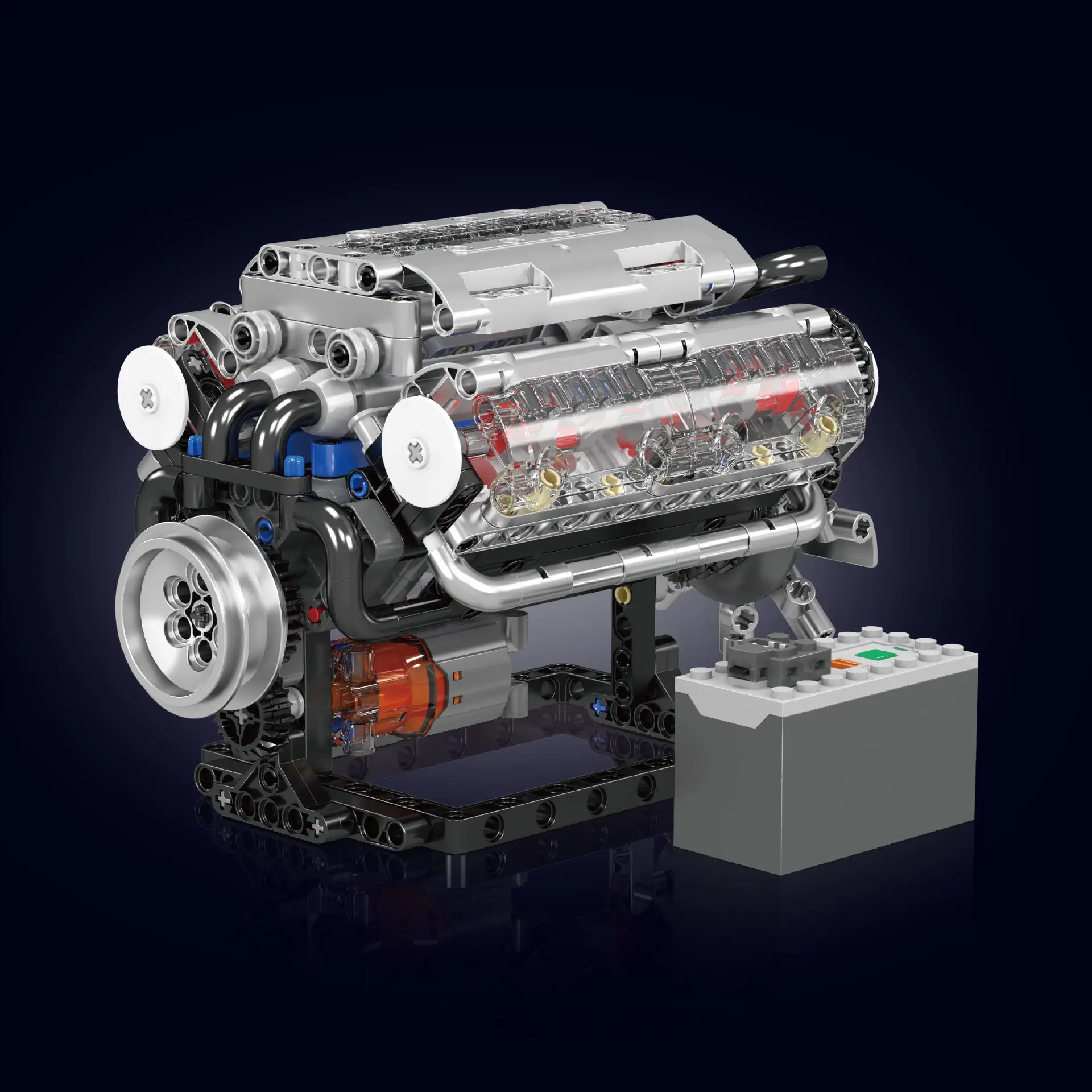MOULD KING 10088 V8 Engine Bui - Model Kit V8 recensione e prezzo
