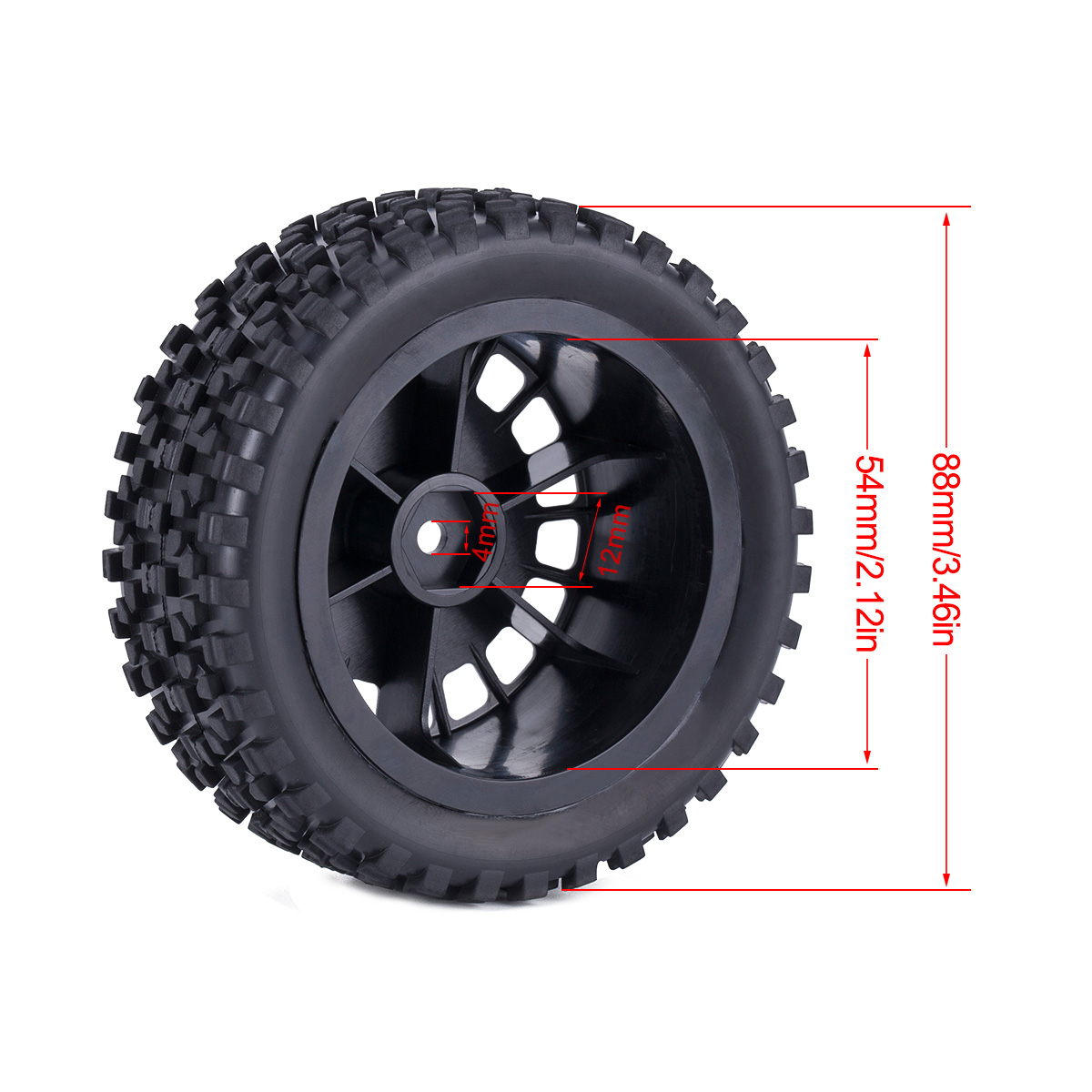 Rc Rally Tires for 1/10 Wltoys - Model Kit Glue recensione e prezzo