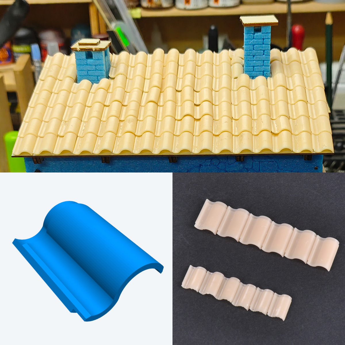 Assembly house tile roof Build - Model Kit History recensione e prezzo